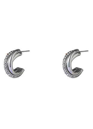 Crossed Lines Hoop - E66209-1 - RH