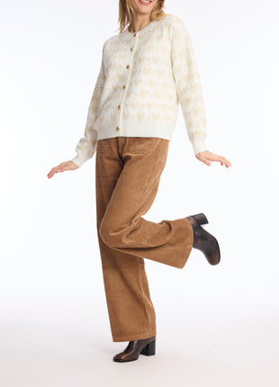 Cardigan - KH036 - Off white/beige
