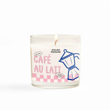 Scented Candle Café au Lait - 148-01522 by Atelier Pistache