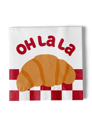 Paper Napkins Oh la la 20pack - 148-01649 by Atelier Pistache