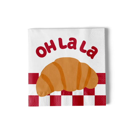 Paper Napkins Oh la la 20pack - 148-01649 by Atelier Pistache