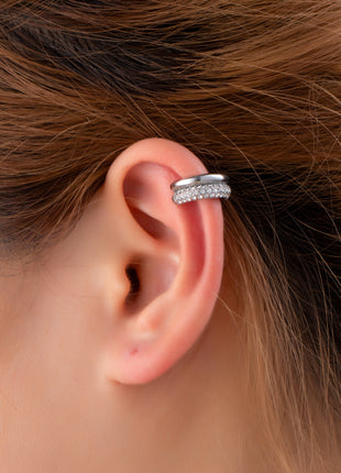Double Sparkly Earcuff - C66368-1 - RH
