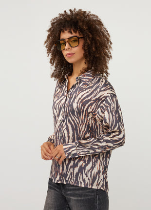 Blouse Lady of Stripes W26.10706 Print - Esqualo