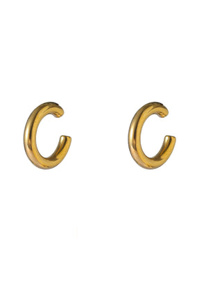 Smooth Round Earcuff - C66362-2 - 14K