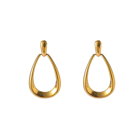 Boucles d'oreilles pendantes ouvertes - E66321-2 - 14K