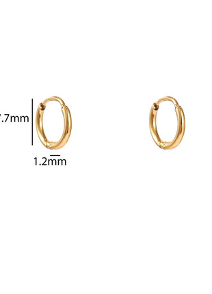 Small Hoop - 1.6mmx6mm - E61061-2 - 14K