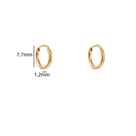 Small Hoop - 1.6mmx6mm - E61061-2 - 14K