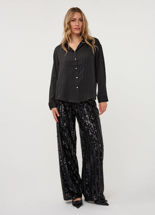 Blouse Striped W26.28721 Black - Esqualo