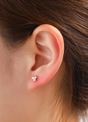 3 Stones Piercing - EP671-2 - 14K