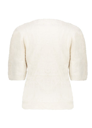 Geisha trui korte mouw Off-White achterzijde