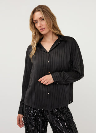 Blouse Striped W26.28721 Black - Esqualo