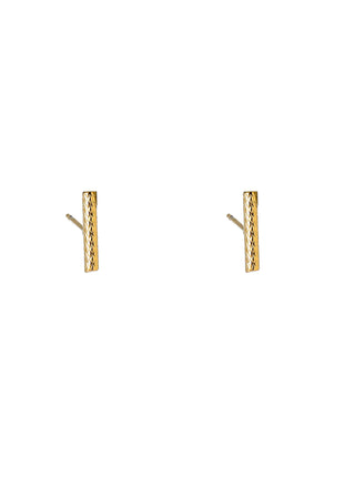 Hammered Stud - E66171-2 - 14K