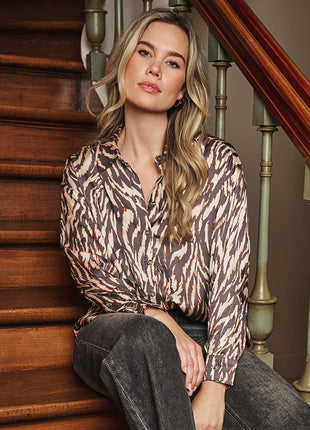 Blouse Lady of Stripes W26.10706 Print - Esqualo
