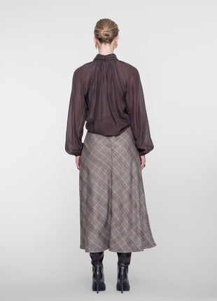 Geisha rok Brown/Blue
