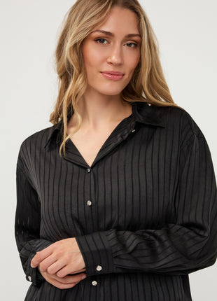Blouse Striped W26.28721 Black - Esqualo