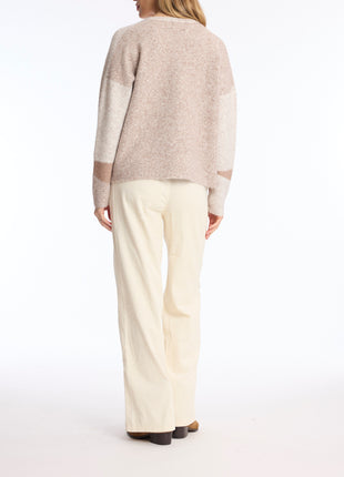 Trui - KH076 - Beige detail