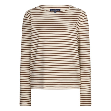 Red Button Terry Stripe creme espresso