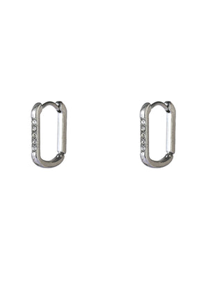 Fine Stones Hoop - E66205-1 - RH