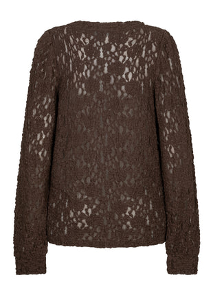 Red Button Top Lace Mud