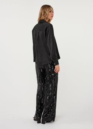 Blouse Striped W26.28721 Black - Esqualo