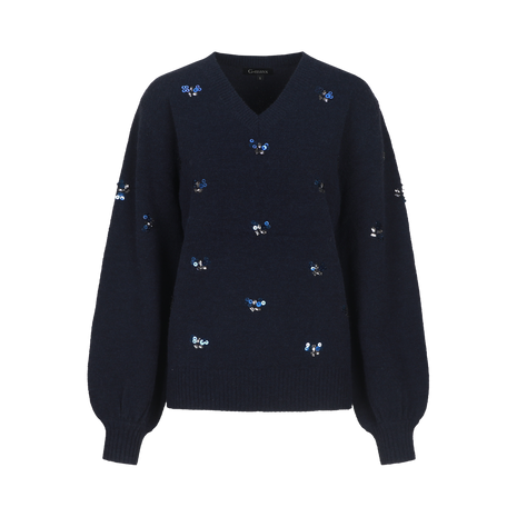Maris gebreide top PU Dark Blue - G-Maxx packshot