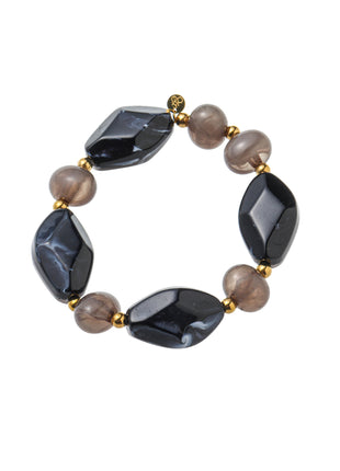 Diamond Shapes Beads - B66448-2 - Grey