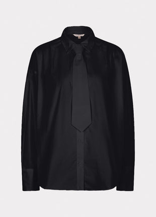 Blouse Tie W26.10733 Black - Esqualo
