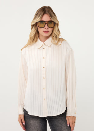 Blouse Striped W26.28721 Vanilla - Esqualo