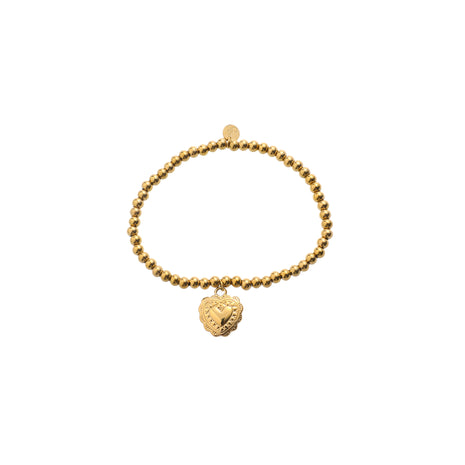 Balsy Heart Bracelet - B66496-2 - 14K