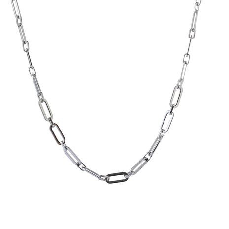 Flat Link Necklace - 45cm - N66433-1-45cm - RH