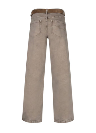 Jeans Colette & Belt Truffle - Red Button