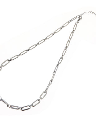 Flat Link Necklace - 45cm - N66433-1-45cm - RH