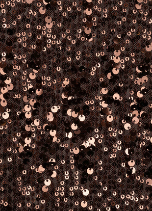 Top Balloon sleeve sequins W26.08708 Coffee - Esqualo