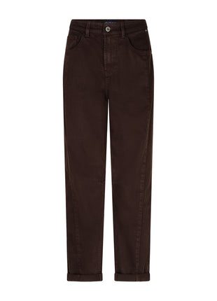 Broek Caitlina Tencel Twill Espresso - Red Button