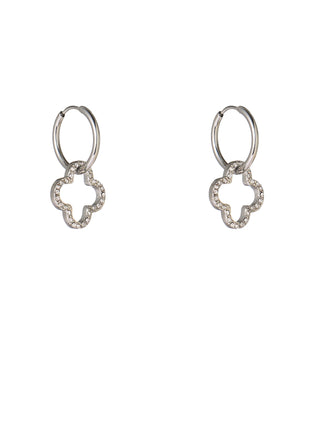 Sparkle Clover Hoop - E66287-1 - RH