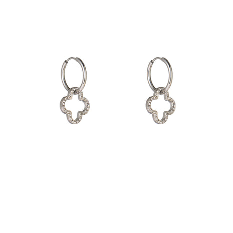 Sparkle Clover Hoop - E66287-1 - RH