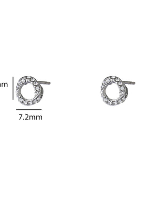 Sparkle Round Stud - E66179-1 - RH