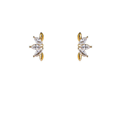 Sparkle Lily Ohrstecker - E66177-2 - 14K