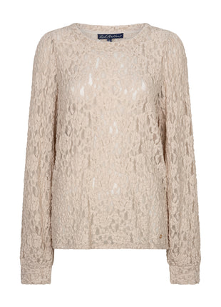 Red Button Top Lace Stone