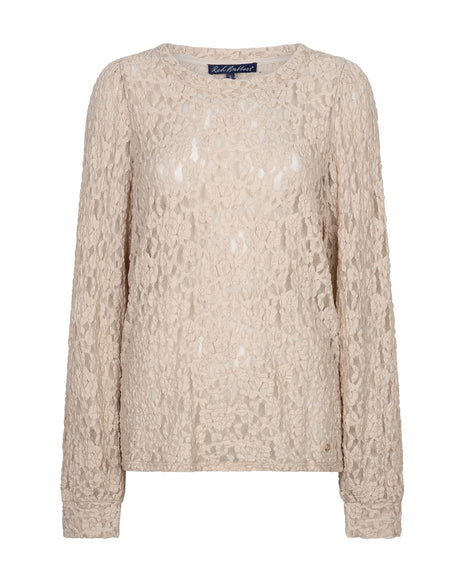 Red Button Top Lace Stone