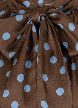Blouse Scarf Polka Dot W26.10700 Print - Esqualo