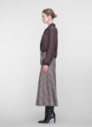 Geisha rok Brown/Blue