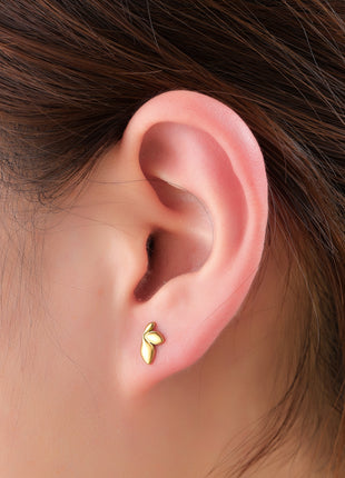 Small Lily Stud - E66173-2 - 14K