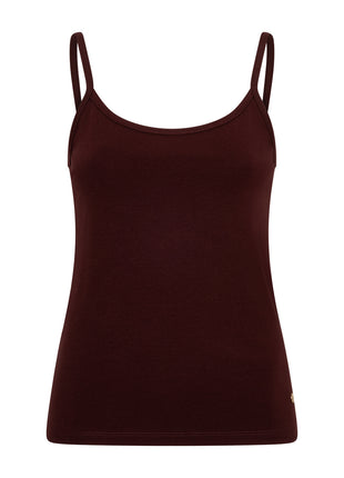 Red Button topje spaghetti burgundy