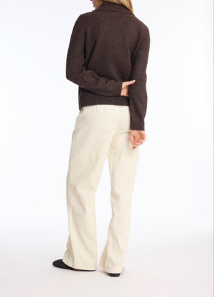Trui - KH046 - Brown detail