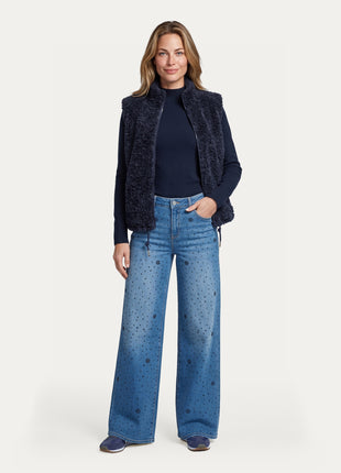 Fawn gilet PU Dark Blue - G-Maxx