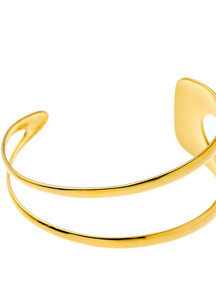 Open Shape Bangle - B66128-2 - 14K