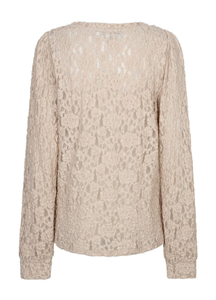 Red Button Top Lace Stone