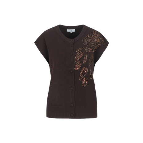 Gilet Vaski Dark Chocolate - C&S The Label