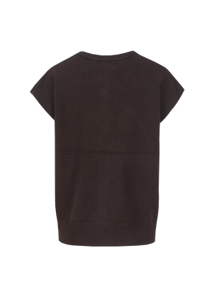 Gilet Vaski Dark Chocolate achterkant - C&S The Label